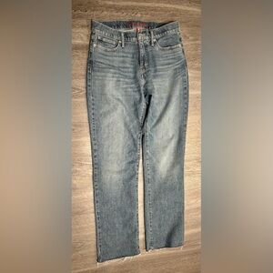 Lucky Brand Zoe High Rise Straight Leg Light Wash Jeans, size 29L